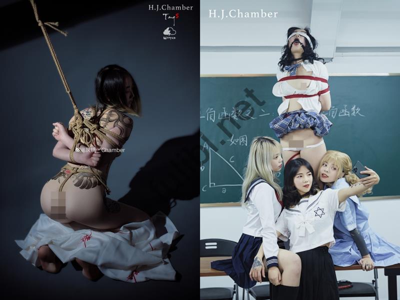 捆绑露出系摄影师@灰镜 私房作品合集[166P/41M]