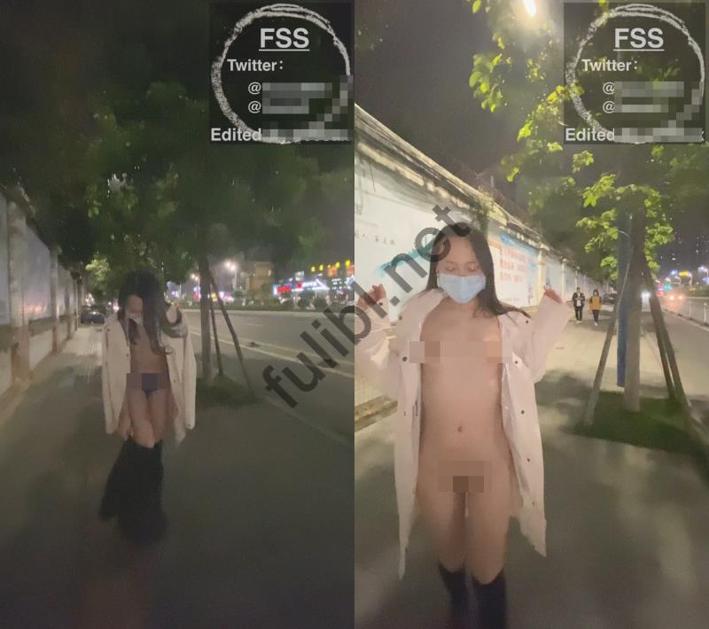 极品网红@FSS冯珊珊 - 街头极限露出[2V/784M]