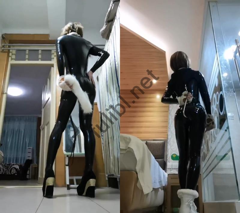 极品抖M网红@满月之夜 奇怪胶衣私拍合集[46V/476M]