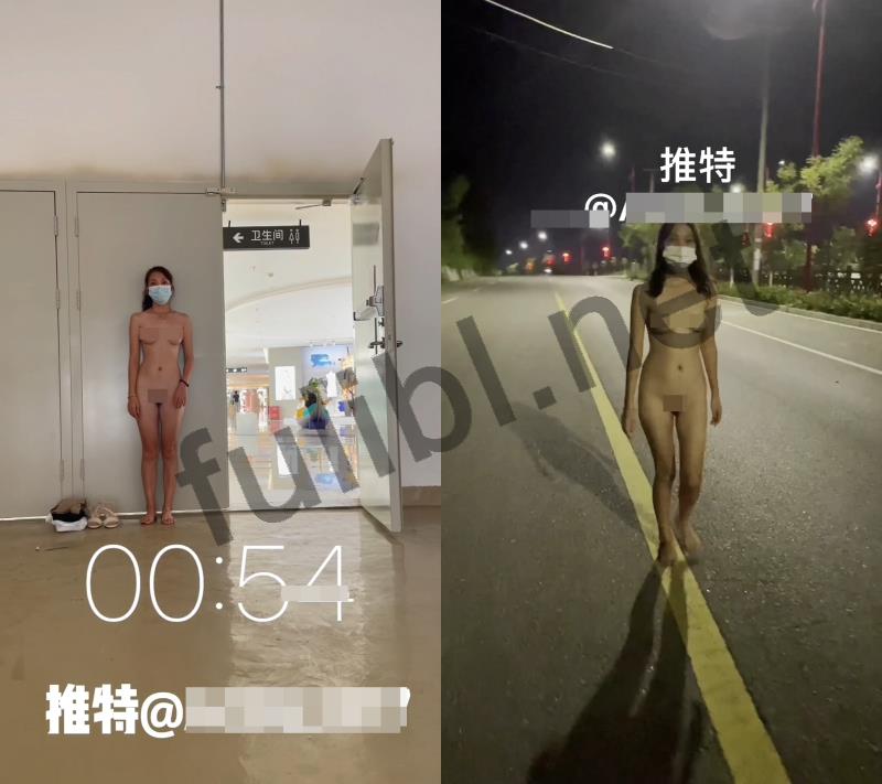 露出系网红@菠萝 极限露出作品合集[40V/3.28G]