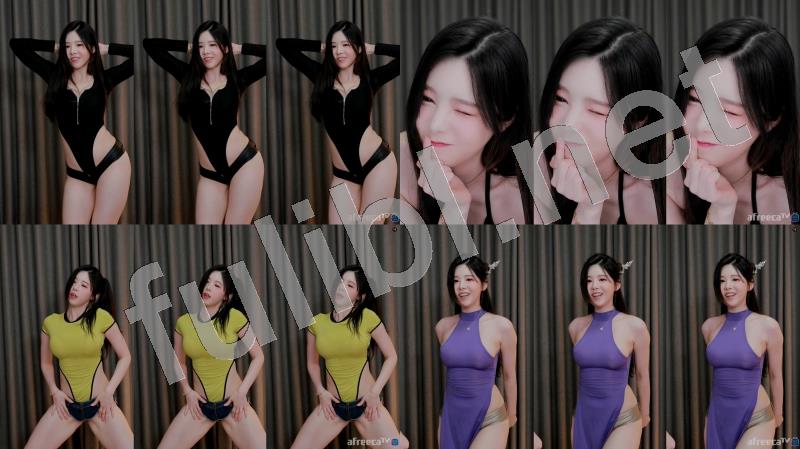 AfreecaTV高颜值主播@黑珍(BJ햄찡) 诱惑热舞新作大合集[210V/62.2G/115sha1]