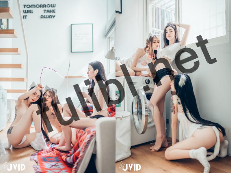 JVID 辰辰 妍妍 飘飘哥 -  宅女与猫咪[162P+1V/423M]