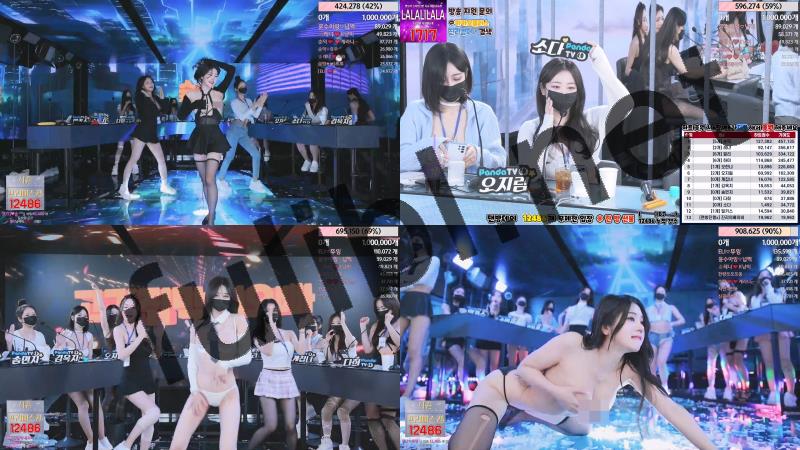 韩国BJ舞团@jinricp 综艺脱衣舞尺度福利秀[8V/19.7G]