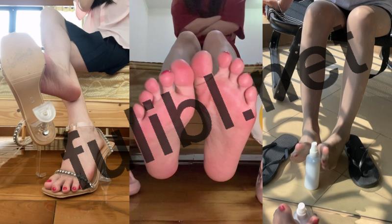 B站丝足uper@月野彩紫 定制足控特写合集[41V/3.21G]